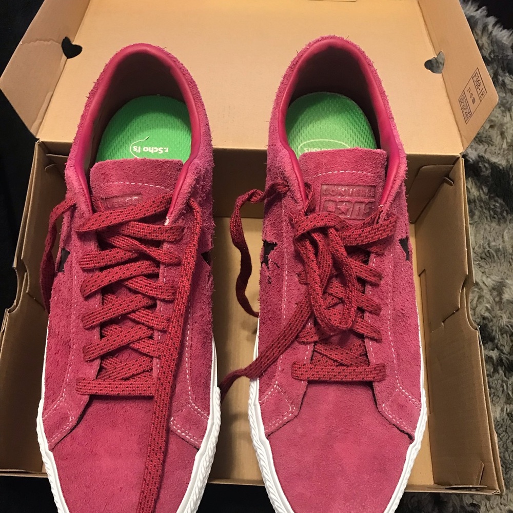 Dr. Scholl's Red Suede Sneakers